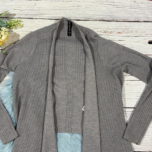 Athleta Solstice Wrap Open Front Grey Heather Cardigan - Picture 10 of 10